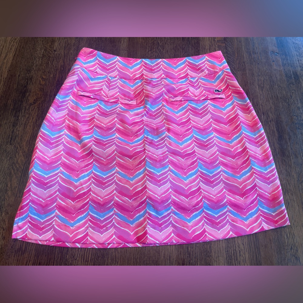 NWOT Vineyard Vines Skort Activewear Gold Pickleball Tennis - Size 0 - Picture 2 of 10